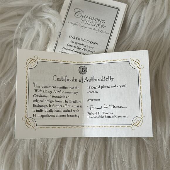 The Bradford Exchange | Walt Disney Mickey Mouse Charm Bracelet - Picture 9 of 9